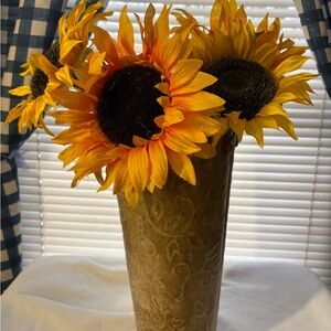 Sunflower Bouquet in French Metal Bucket